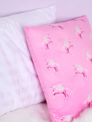 Prettylittlething Unicorn Pink Cushion