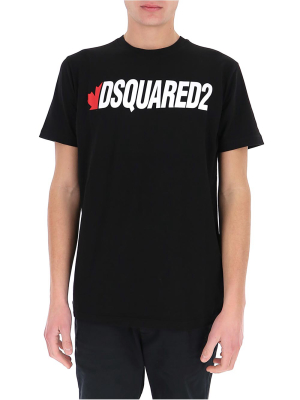 Dsquared2 Logo Print Crewneck T-shirt