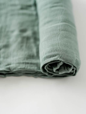 Deluxe Muslin Swaddle Blanket - Sage