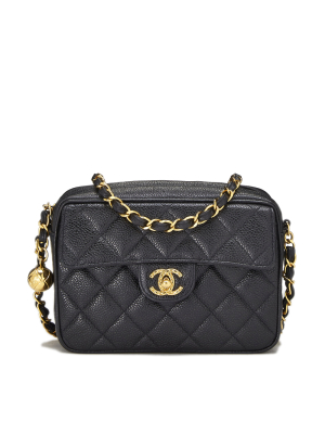 Chanel Black Pocket Box Camera Mini Bag