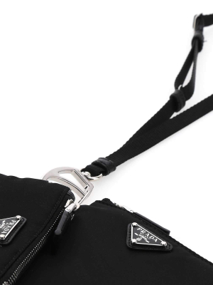 Prada Re-nylon Strapped Double Pouch