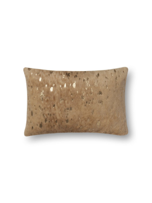 Tan & Gold Pillow