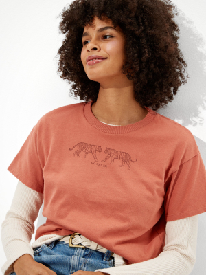 Ae Animal Graphic T-shirt