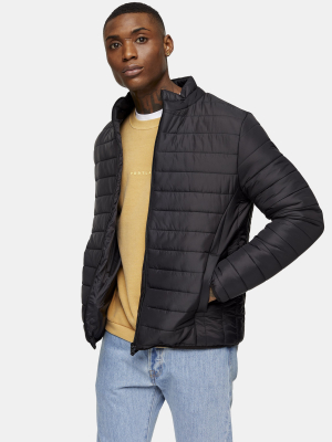 Black Padded Puffer Jacket