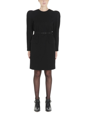 Givenchy Structured Belted Mini Dress