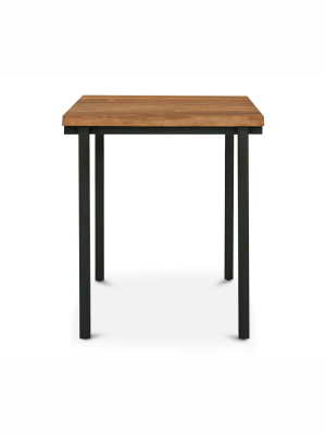 Table Design Using Square Bar Scandinavian Designs Karsten Square Bar Table - Autumn