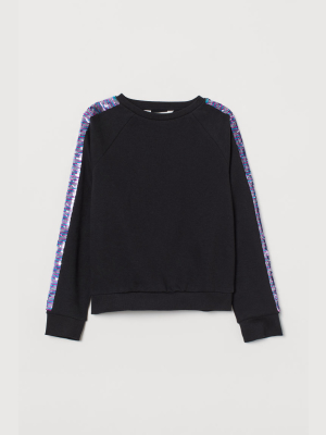 Sequin-detail Sweatshirt