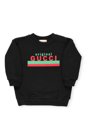 Gucci Kids Logo Printed Sweatshirt