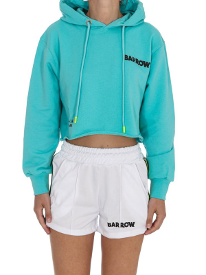 Barrow Graphic Printed Cropped Hoodie