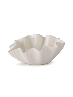 Ruffle Ceramic Bowl