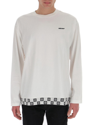 Ambush Logo Embroidered Long-sleeve T-shirt