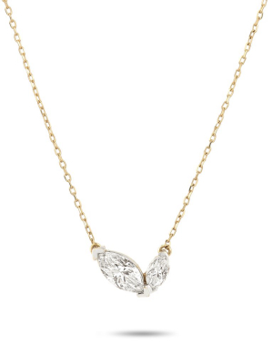 Grace 2 Marquise Necklace