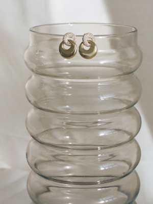 Duet Earrings (pavé Diamond)