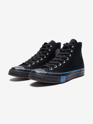 Converse X Undefeated Chuck 70 Hi - Black/ Imperialblue