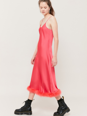 Barber Elise Satin Slip Dress