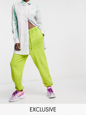 Collusion Oversized Sweatpants With Micro Waistband