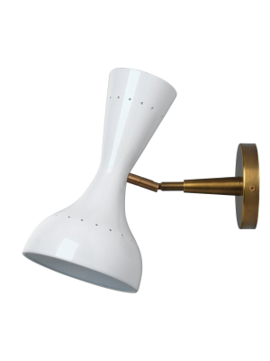 Pisa Sconce White