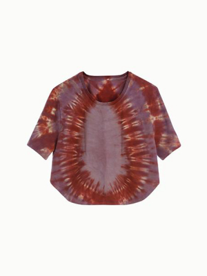 Cropped Shirttail Desert Tie Dye