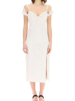 Jacquemus Embroidered Midi Dress