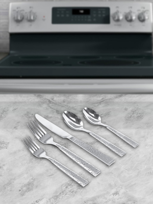 Gibson Prato 24 Piece Stainless Steel Flatware Set