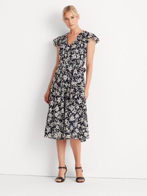 Floral Cotton Midi Dress