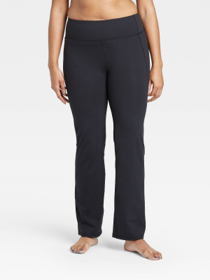 Women's Contour Power Waist Mid-rise Straight Leg Pants - All In Motion™
