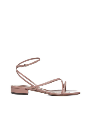 L'autre Chose Ankle Strap Flat Sandals