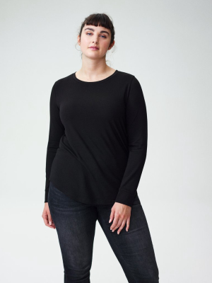 Long Sleeve Tee Rex - Black