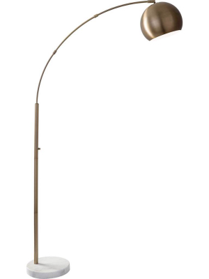 Asheville Arc Lamp Brass