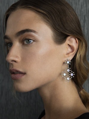 Garnet Blossom Earrings