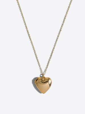 Girls' Heart Locket Necklace