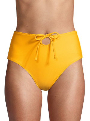 The Nora Tie-front Bikini Bottom In Tweety