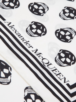 Alexander Mcqueen Skull Print Scarf