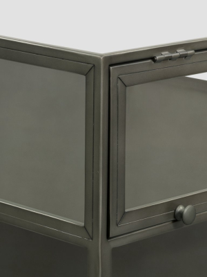 Shadow Box Coffee Table Gunmetal