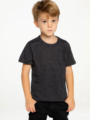 Boys Rpet Blocked Jersey Blocked Short Sleeve Pocket Tee