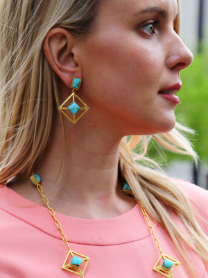 Milox Earring - Turquoise