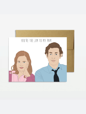 Jim To My Pam Office Card - Pm1