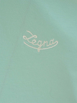 Ermenegildo Zegna Logo Embroidered T-shirt