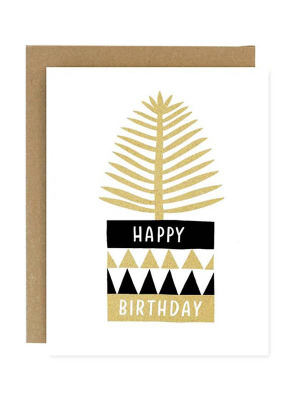 Birthday Potted Plant Card