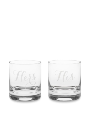 Schott Zwiesel His & Hers Double Old-fashioned Glasses, Set Of 2