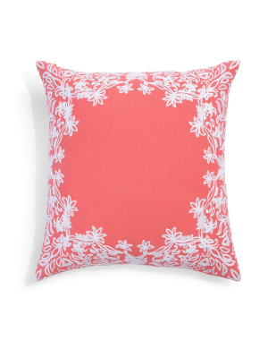 John Robshaw Majjan Coral Decorative Pillow Cover