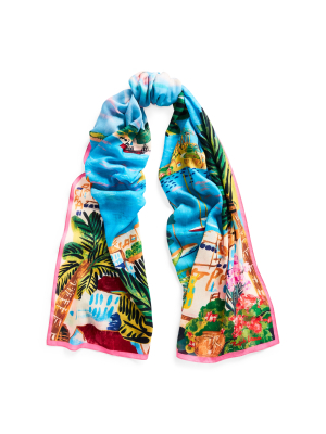 Riviera Cashmere-silk Scarf