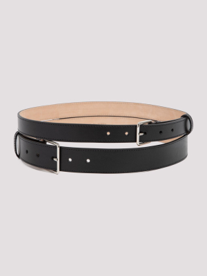 Alexander Mcqueen Double Buckle Belt