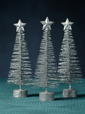 Copy Of Wire Tree - Silver - Set Of 4