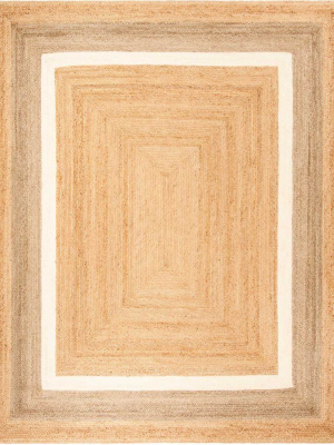 Natural Fiber Natural/gray/ivory Area Rug