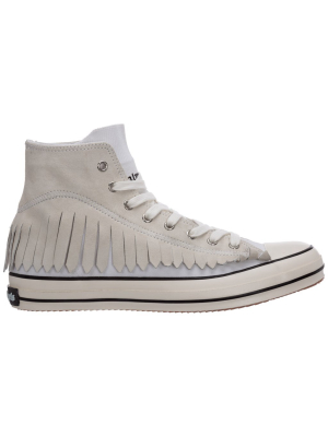 Palm Angels Fringed High Top Sneakers