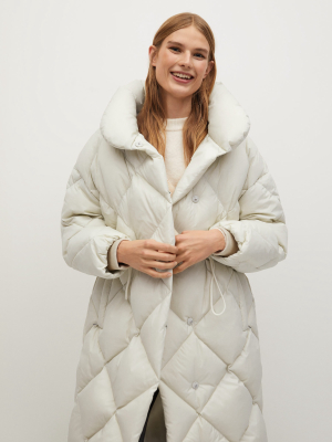 Quilted Oversize Down Anorak