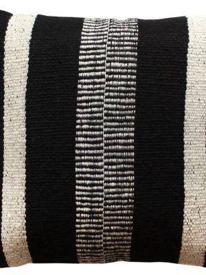 Sien + Co. - Lucero Handwoven Cushion - Black