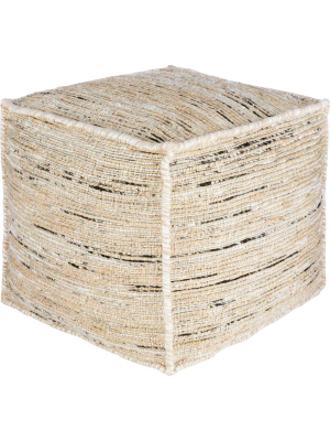 Estella Pouf Butter/white/black