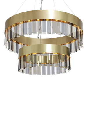 Solaris Twin Chandelier